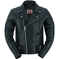 UK82 Biker Jacket by Angry Young And Poor- Premium Black Leather