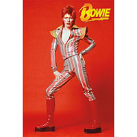David Bowie- Red Glam poster