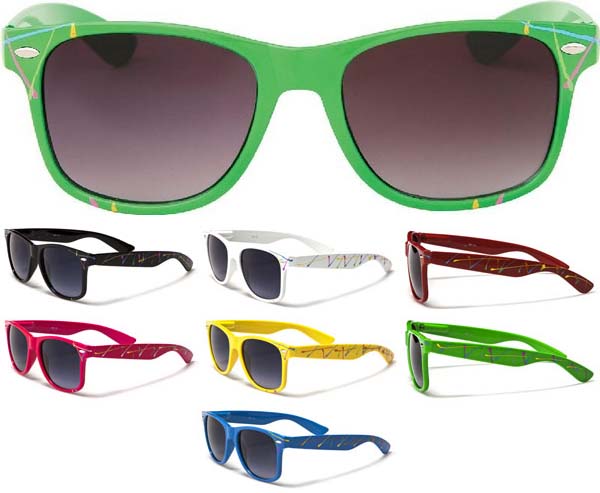 Budget Sunglasses- SPLATTER (Various Colors!)