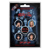 Motley Crue- Girls Girls Girls 5 Pin Set (Imported)