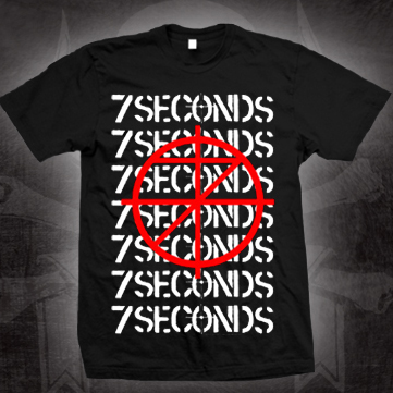 7 seconds band t shirt