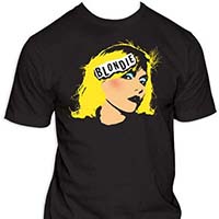 Blondie- Face on a black ringspun cotton shirt (Sale price!)