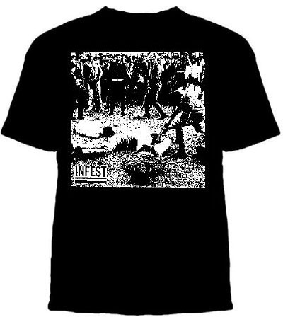 infest band t shirt