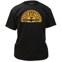 Sun Records- Yellow Logo on a black shirt (Sale price!)