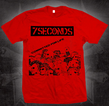 7 seconds band t shirt