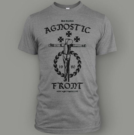 agnostic front cause for alarm shirt