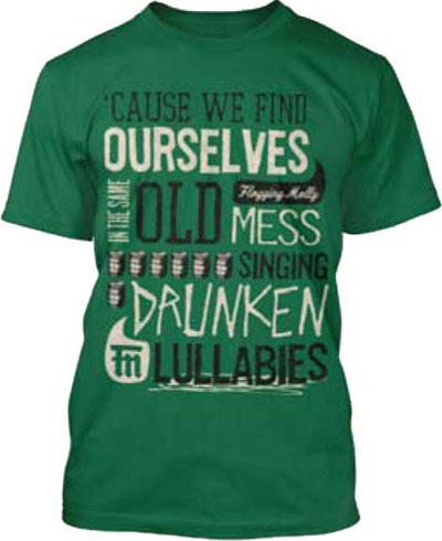 flogging molly tshirts