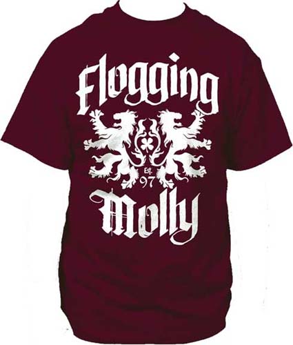 flogging molly tour shirt