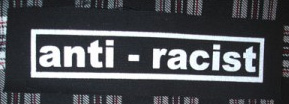 Anti-Racist cloth patch (cp211)