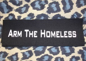 Arm The Homeless cloth patch (cp136)
