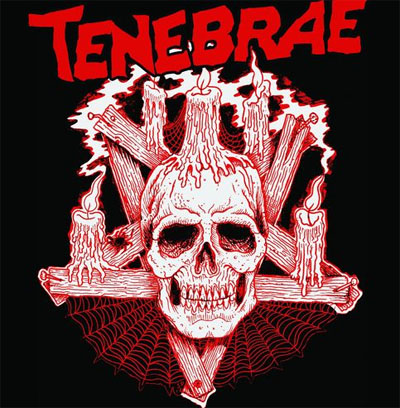 Tenebrae- Skull on a black shirt (Sale price!)