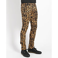 Tripp NYC Rocker Leopard Print Rocker Skinny Stretch Jeans