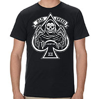 Speed Reaper on a black shirt by Lucky 13 Clothing - SALE