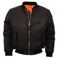 MA-1 Flight Jacket by Relco London- BLACK