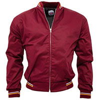 Monkey Jacket by Relco London- BURGUNDY (Made In England)