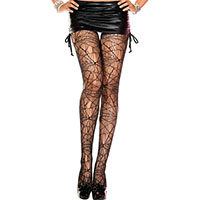 Spider Web Design Net Pantyhose 