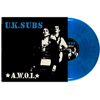 UK Subs- A.W.O.L. LP (Metallic Blue Vinyl)