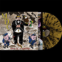 MDC- War Is A Racket LP (Gold Splatter Vinyl)