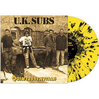 UK Subs- Quintessentials LP (Yellow Splatter Vinyl)