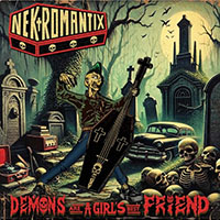 Nekromantix- Demons Are A Girl's Best Friend LP (Neon Orange Vinyl)