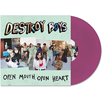 Destroy Boys- Open Mouth Open Heart LP (Purple Vinyl)