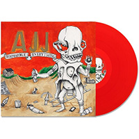 AJJ- Disposable Everything LP (Indie Exclusive Strawbably Red Vinyl) (Sale price!)