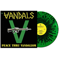 Vandals- Peace Thru Vandalism LP (Green With Black Splatter Vinyl)