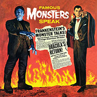 Famous Monsters Speak LP (Red Black Splatter Vinyl)