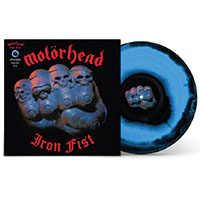 Motorhead- Iron Fist LP (Black & Blue Vinyl)