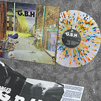 GBH- City Baby Attacked By Rats LP (White With Blue & Orange Splatter Vinyl)