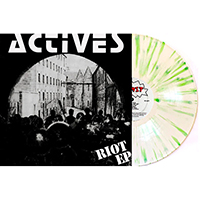 Actives- Riot/Wait & See LP (White With Green Splatter Vinyl) (Sale price!)