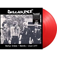 Discharge- Early Demos, March/June 1977 LP (Red Vinyl)