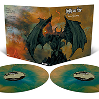 High On Fire- Blessed Black Wings 2xLP (Aqua Blue & Halloween Orange Galaxy Merge Vinyl)