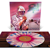 Death- Leprosy LP (Silver Foil Cover, Tri-Color Merge Splatter Vinyl)