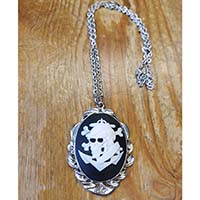 Davey Jones Cameo Mobtown Pendant on Black - SALE