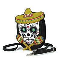 Sombrero Sugar Skull Shoulder Bag by Comeco - SALE last one