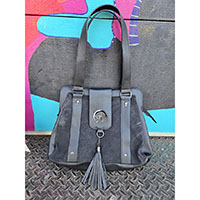 Dreamcatcher Black Canvas Shoulder Bag by Banned Alternative