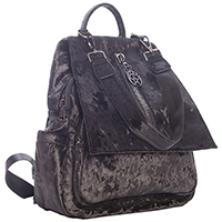 Cheyanne Black Velvet Backpack by Banned Alternative