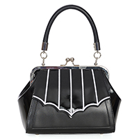 Miss Foxy Kisslock Batwing Handbag by Banned Alternative