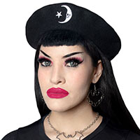 Crescent Moon Beret by Kreepsville 666 