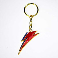 David Bowie- Bolt Enamel Keychain