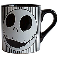 Nightmare Before Christmas- Skull Stripes 14oz Ceramic Mug