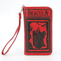 Dracula Book Clutch Wallet by Comeco - in Red