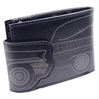 Hearse Bi Fold Vinyl Wallet by Kreepsville 666