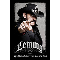 Lemmy (Motorhead)- 49% Motherfucker poster (D6)