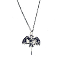 Stainless Steel Bat Necklace by Switchblade Stiletto - SALE