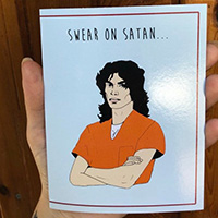 Richard Ramirez Serial Killer Birthday Card by Graveface Records