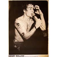 Rollins Live Poster (Black Flag) (C15)