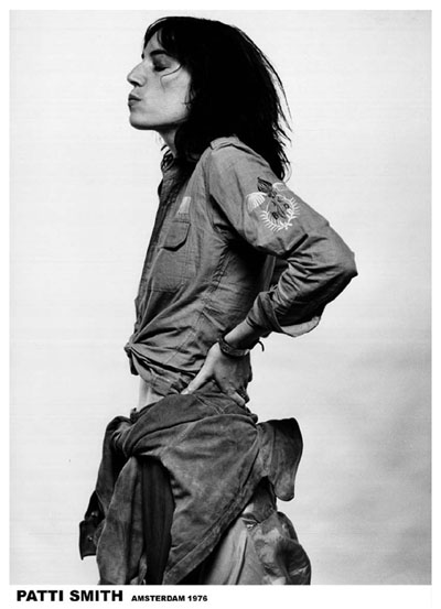 Patti Smith- Amsterdam 1976 poster