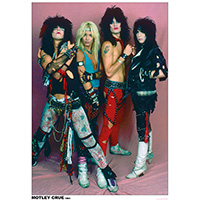 Motley Crue- 1984 Band Pic poster